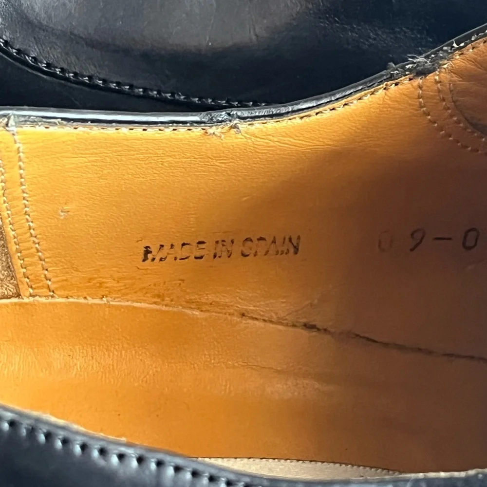Cole Haan apron oxfords black men's size 10 M‎
